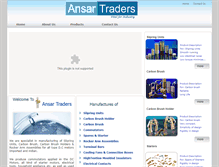 Tablet Screenshot of ansartraders.com